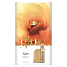 Load image into Gallery viewer, Dove Glow &amp; Go Essentials Self-Tan Mousse Gift Set for Her with Applicator Mitt