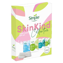Load image into Gallery viewer, Simple Skin Kind Sheet Mask Collection 4Pcs Gift Set for Her with Soft Headband