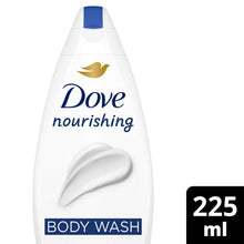 Load image into Gallery viewer, Dove Nourishing Body Wash 0% Sulfate SLES for Softer &amp; Smoother Skin 225ml, 6 Pk