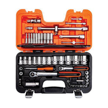 Load image into Gallery viewer, BAHCO S560 SOCKET SET 56PC 1/4IN &amp; 1/2SQDR