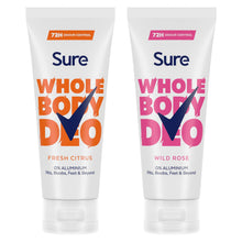 Load image into Gallery viewer, Sure Fresh Citrus &amp; Wild Rose Whole Body Deodorant Cream, 75ml