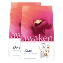 Load image into Gallery viewer, Dove Awaken Gift Collection 3 Pieces Gift Set for Her with Reed Diffuser