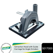 Load image into Gallery viewer, Wolfcraft Extraction Hood with Guide Carriage for Angle Grinders