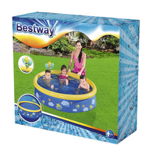 Load image into Gallery viewer, Bestway MyFirst Fast Set Assorted Paddling Spray Pool with Repair Patch,152x38cm