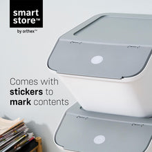 Load image into Gallery viewer, SmartStore Collect Stack-it Multipurpose Storage Bin With Lid, 37L - Medium