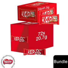 Load image into Gallery viewer, Nestle Chocolate Bar, KitKat 4 Finger 24x41.5g &amp; KitKat 2 Finger 72x20.7g