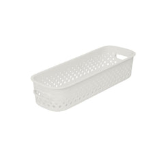 Load image into Gallery viewer, SmartStore Essence 1.3L Slim Storage Basket, 3 Pack Organiser Boxes, Off White