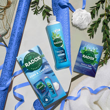 Load image into Gallery viewer, Radox Soak &amp; Soothe Bathing Collection with Muscle Soak Gel &amp; Salts Gift Set