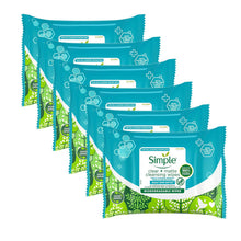Load image into Gallery viewer, Simple Clear+Matte Daily Skin Detox Biodegradable Wipes for Oily Skin, 3 or 6 Pk