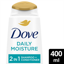Load image into Gallery viewer, Dove Nutritive Solutions Daily Moisture 2in1 Shampoo &amp; Conditioner 400ml ,4pk