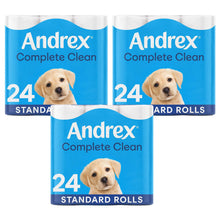 Load image into Gallery viewer, Andrex Toilet Roll Classic White Fragrance-Free 2 Ply Toilet Paper, 72 Rolls