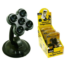 Load image into Gallery viewer, Rolson Adjustable Universal Gadget Holder Suitable for All Flat Surface, Black