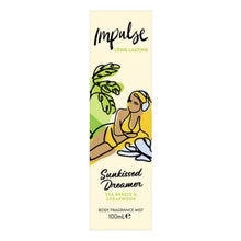 Load image into Gallery viewer, Impulse Body Mist Sunkissed Dreamer with Sea Breeze &amp; Cedarwood Scent 100ml, 6pk