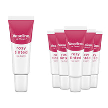 Load image into Gallery viewer, Vaseline LipTherapy Rosy Tinted LipBalm For Instant Softness &amp; Pink Hint, 10g 6x