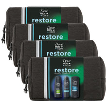 Load image into Gallery viewer, Dove Men+Care Restore Essential Collection 3Pcs Gift Set for Him with Washbag