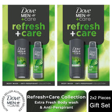 Load image into Gallery viewer, Dove Men+Care Refresh+Care Gift Set with Extra Fresh Bodywash &amp; Antiperspirant