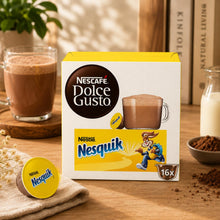 Load image into Gallery viewer, Nescafe Dolce Gusto Coffee Pods - Nesquik Hot Chocolate -  48 Drinks (3 Boxes)