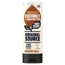 Load image into Gallery viewer, Original Source Vegan Shower Gel with 100% natural Fragrance 500ml, 6 Pack