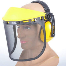 Load image into Gallery viewer, ALM CH012 Trimmer Safety Kit of Face Shield with Ear Defenders &amp; Non-Slip Gloves