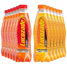 Load image into Gallery viewer, Lucozade Orange &amp; Original Sparkling Energy Drink Powered By Glucose 6x900ml