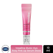Load image into Gallery viewer, Vaseline Lip Gloss Serum Rosy Pink 10ml SPF15 Plumping Hydrating Care