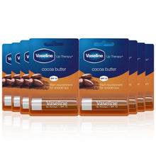 Load image into Gallery viewer, Vaseline Lip Balm Stick Cocoa Butter 4g 8 Pack Lip Therapy Moisturising Lip Care