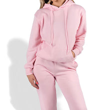 Load image into Gallery viewer, Wellworth Womens Baby Pink Hoodie Size M Soft Cozy Loungewear Pullover