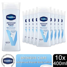 Load image into Gallery viewer, Vaseline Advanced Repair Fragrance Free Body Lotion 400ml, 10 Pack