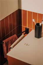 Load image into Gallery viewer, COSMIC Towel Rail Black Matte, Screw Mount, 36.7x3.8x7.2 cm