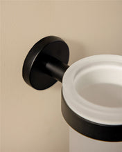 Load image into Gallery viewer, COSMIC Toothbrush Holder Black Matte, Screw Mount, 7.6x11.3x11.9 cm