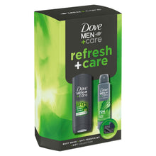 Load image into Gallery viewer, Dove Men+Care Refresh, Extra Fresh Body Wash, Deodorant and Manicure Gift Set