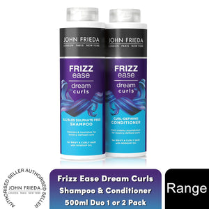 John Frieda Frizz Ease Dream Curls Shampoo & Conditioner 500ml Sulphate Free