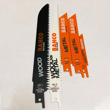 Load image into Gallery viewer, BAHCO 5 PC SABRE SAW BLADE SET