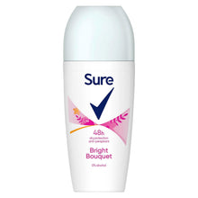 Load image into Gallery viewer, Sure Women Roll On Bright Bouquet AntiPerspirant Deo 48H Protection, 6x50ml