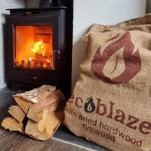 Load image into Gallery viewer, Ecoblaze Kiln Dried Hardwood Firewood Logs 50L for Wood Burner &amp; Pizza Oven