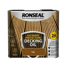 Load image into Gallery viewer, Ultimate Protection Decking Oil Teak 2.5 litre