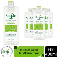 Load image into Gallery viewer, Simple Micellar Cleansing Water Hydrating Makeup Remover, 200ml or 400ml