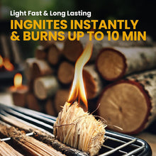 Load image into Gallery viewer, Ecoblaze Natural Firelighters (Box of 500) Wood Wool for Pizza Oven &amp; Fire Pits