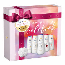Load image into Gallery viewer, DOVE Celebrate Body Wash Gift Set 5 piece, Choose your pack 1,2,3 or 4