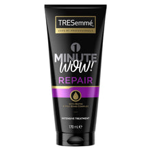 Load image into Gallery viewer, TRESemme 1 Minute WOW Repair Intensive Hair Treatment with Biotin, 6x of 170 ml