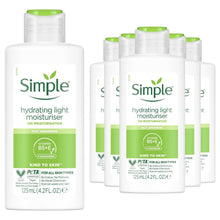 Load image into Gallery viewer, Simple Kind to Skin Hydrating Moisturiser Light or Rich 50ml/125ml, 3 or 6 Pack