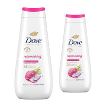 Load image into Gallery viewer, Dove Advanced Care Body Wash Replenishing 24Hr Renewing Micromoisture 400ml, 2Pk