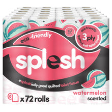 Load image into Gallery viewer, Splesh Quilted Toilet Roll Luxury Watermelon 3-Ply Soft Toilet Paper, 72 Rolls