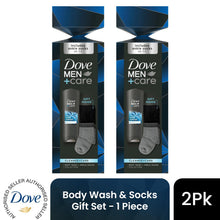 Load image into Gallery viewer, Dove Men+Care Cleanse+Care Wash &amp; Socks Gift Set 1 piece, Choose pack 1,2,3 or 4