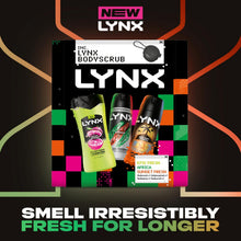 Load image into Gallery viewer, LYNX All Stars Trio &amp; Body Scrub Gift Set 3 piece, Choose Your Pack Size 1,2,3 or 4