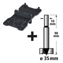 Load image into Gallery viewer, wolfcraft Forstner Drill Bit Set for Marking &amp; Drilling Hinge Holes, 2 Pcs