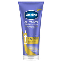 Load image into Gallery viewer, Vaseline Serum Burst Lotion Gluta-Hya Overnight Radiance 200ml, 3 Pack