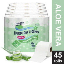 Load image into Gallery viewer, Freedom Inspirations Quilted 3 Ply Scented Toilet Paper - 45 / 90 / 135 Rolls