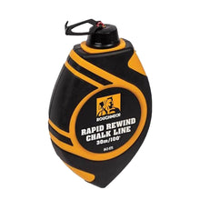 Load image into Gallery viewer, Roughneck ROU43070 Rapid Rewind Chalk Line Reel Set - 30m/100'