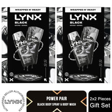 Load image into Gallery viewer, Lynx Black Gift Set for Men - Daily Grooming Duo with Fresh Scent &amp; Skin Care